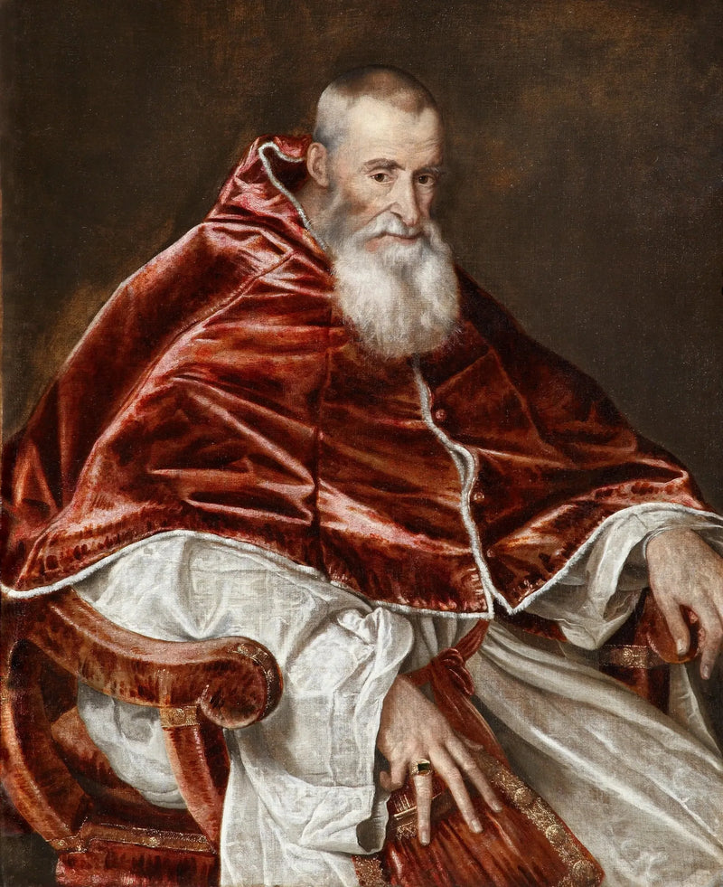 Alexandre Farnèse Portresi, Papa III. Paul (1468-1549; 1534'te seçildi) - Titian