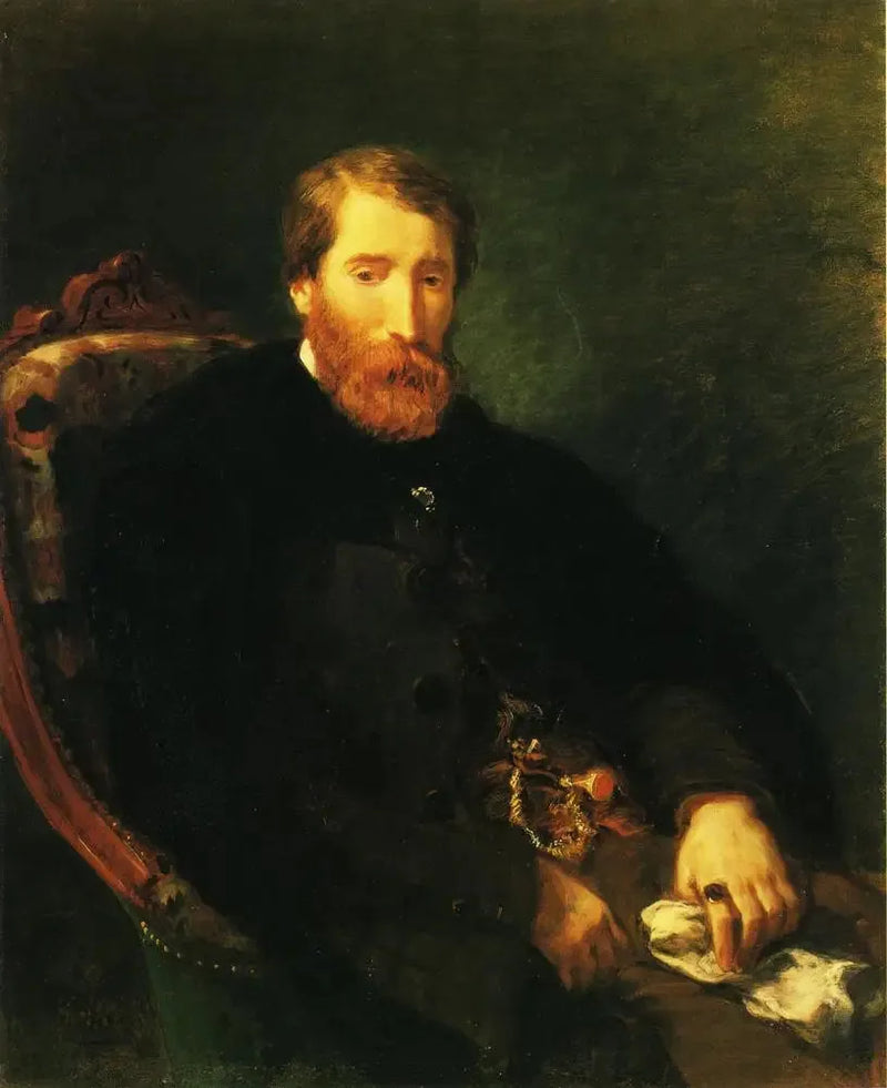Alfred Bruyas Portresi - Eugène Delacroix