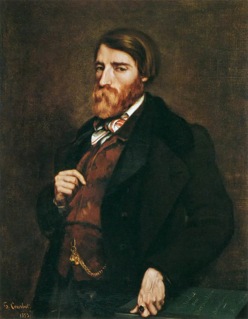 Alfred Bruyas Portresi - Gustave Courbet