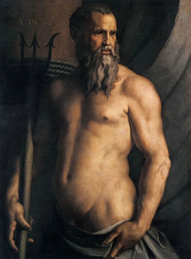 Andrea Doria Portresi Neptune'da - Bronzino