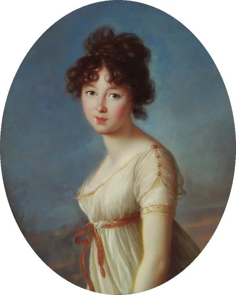Aniela Czartoryska doğumlu Radziwiłł portresi - Élisabeth Vigée Le Brun