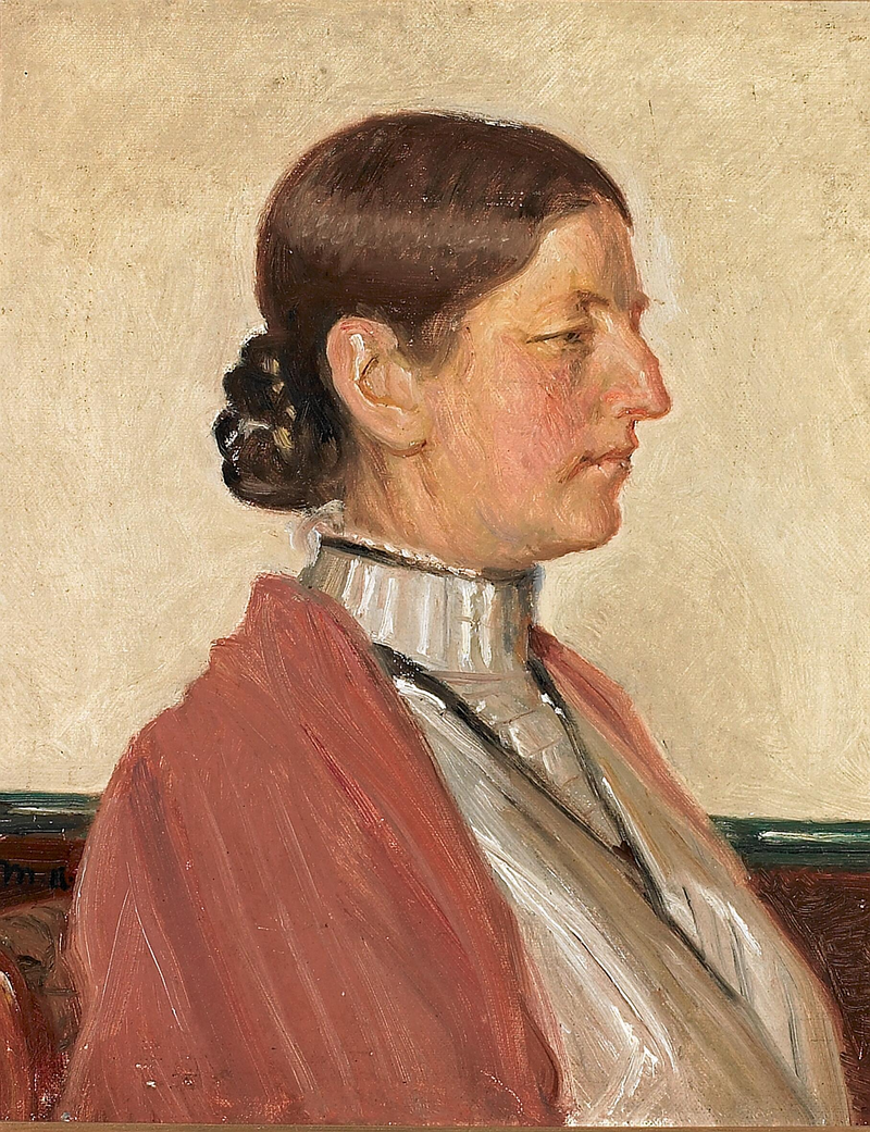 Anna Ancher Portresi. - Michael Peter Ancher