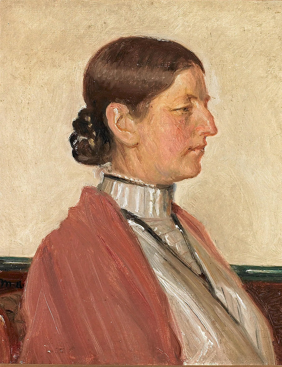 Anna Ancher Portresi. - Michael Peter Ancher