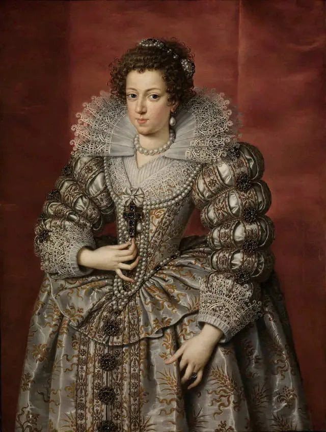Anne D'Autriche Portresi - Frans Pourbus Genç
