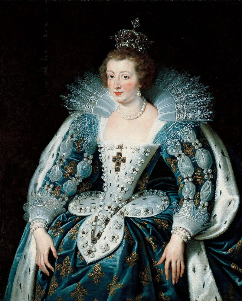 Anne D'Autriche Portresi - Peter Paul Rubens