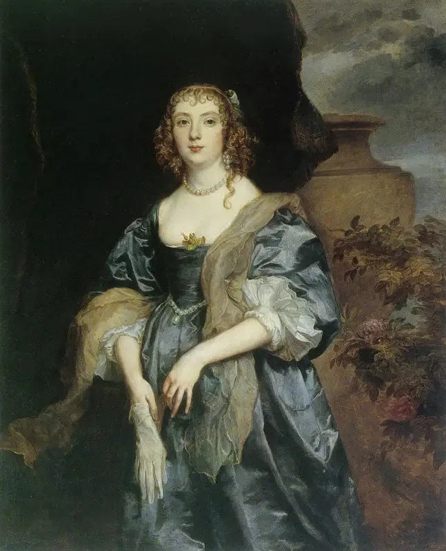 Anne Carr, Lady Russell Portresi - Antoine van Dyck