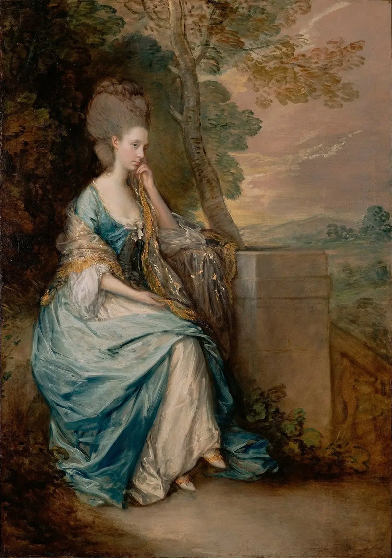 Anne Kontesii Chesterfield Portresi - Thomas Gainsborough