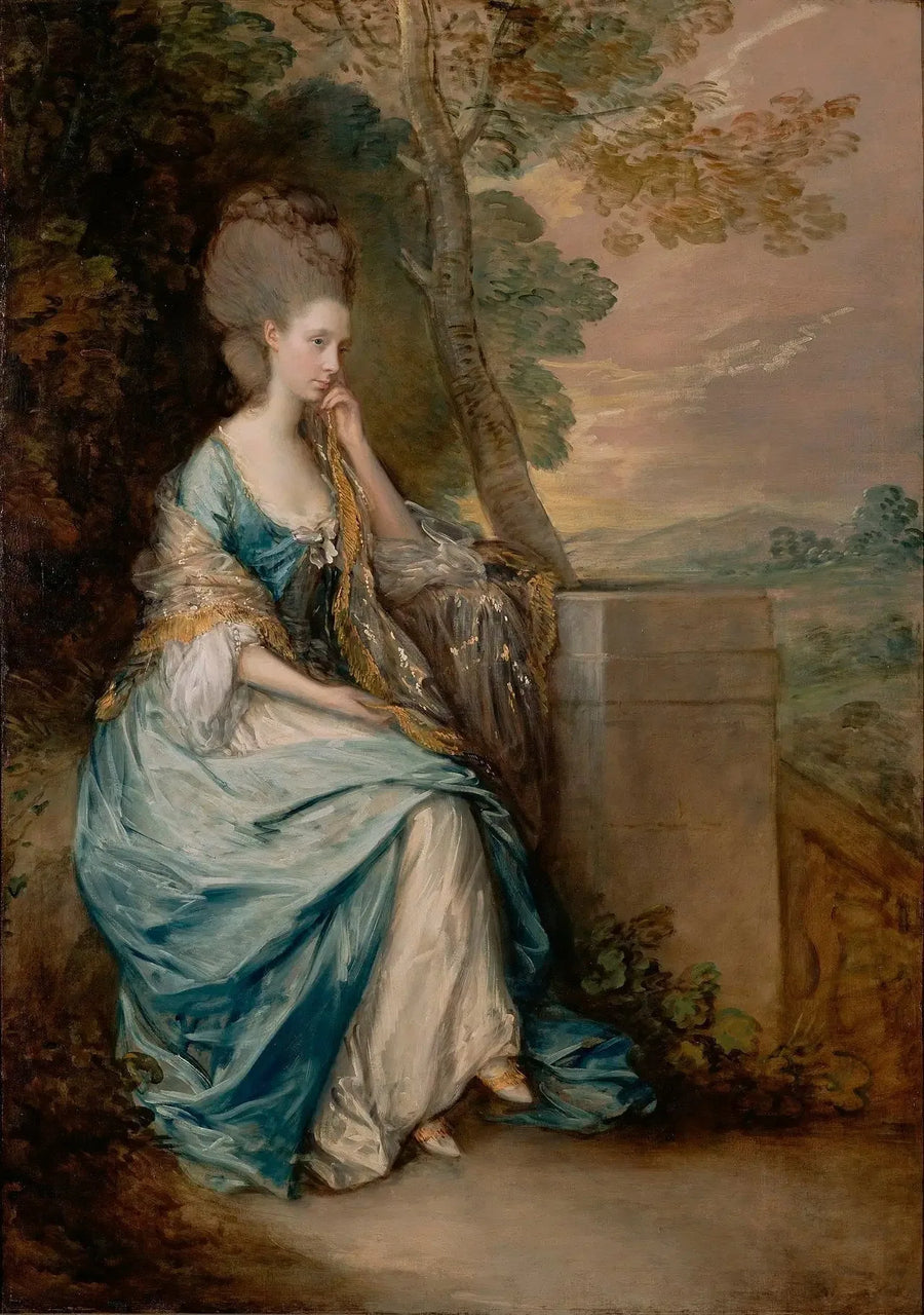 Anne Kontesii Chesterfield Portresi - Thomas Gainsborough