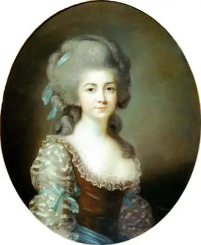 Antoinette Saint-Huberty (1756-1812) Portresi, Fransız oyuncu. - Élisabeth Vigée Le Brun