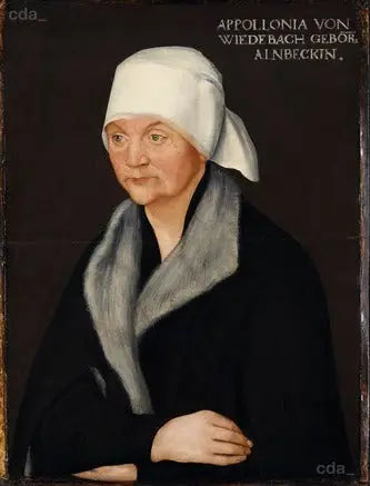 Apollonia von Wiedebach Portresi - Lucas Cranach the Elder