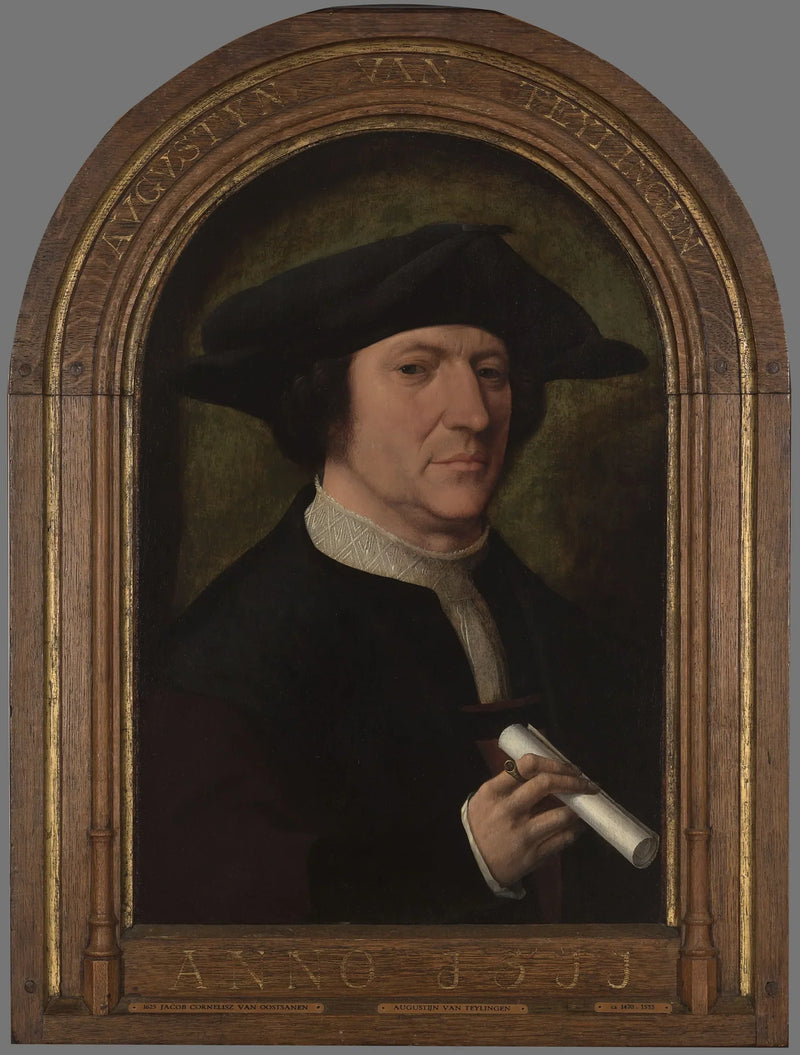 Augustijn van Teylingen Portresi - Jacob Cornelisz van Oostsanen