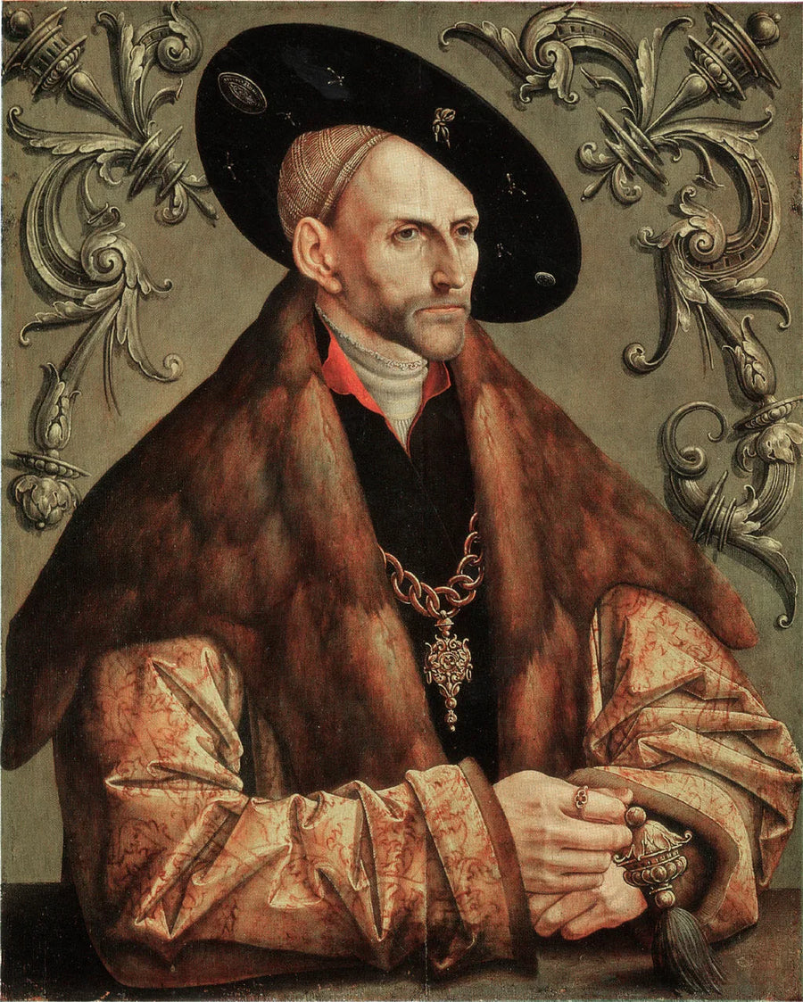 Edzard I. Kontu Oost-Friesland Portresi - Jacob Cornelisz van Oostsanen