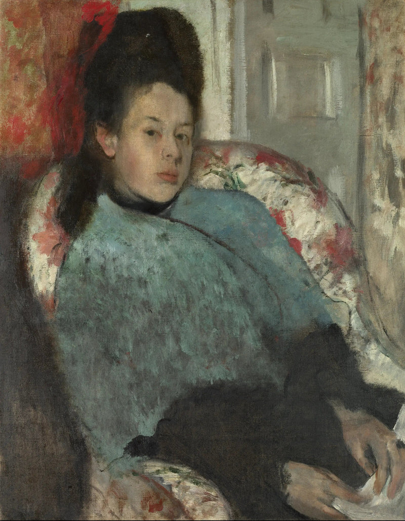 Elena Carafa Portresi - Edgar Degas