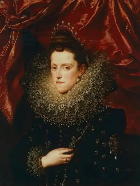 Mantova Düşesi Éléonore de Médicis Portresi - Frans Pourbus the Younger