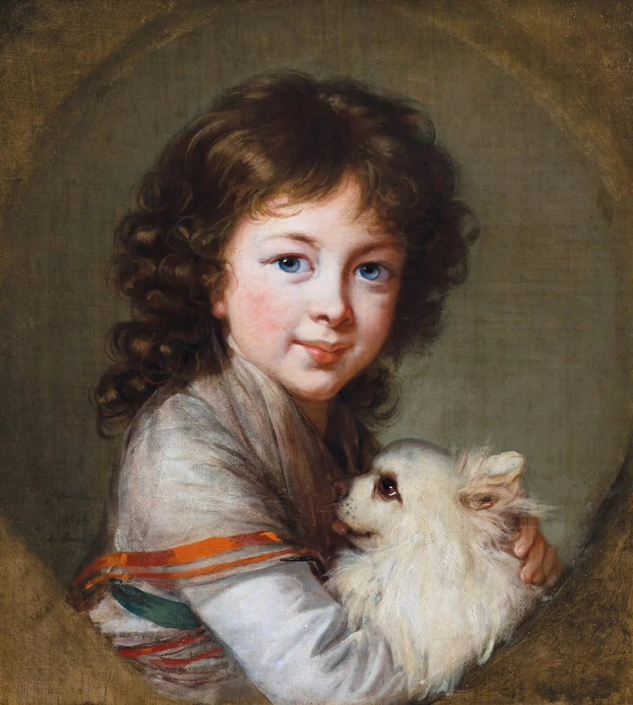 Elisabeth Isabella Mniszech Portresi - Élisabeth Vigeé Le Brun