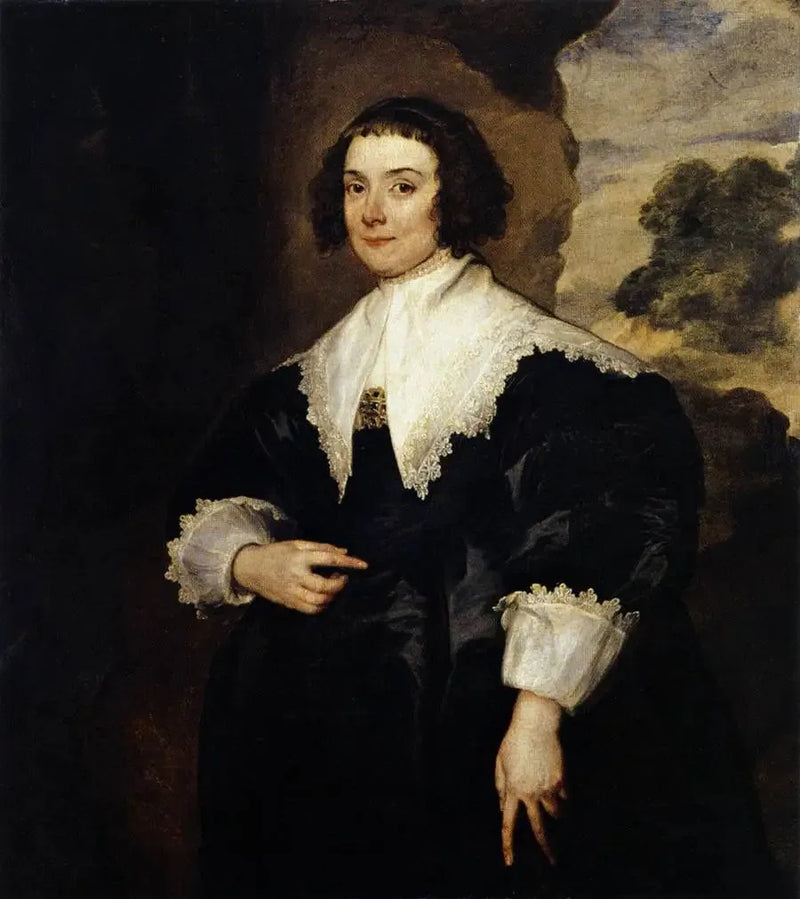 Elisabeth van Assche'nin portresi, Justus van Meerstraeten'in eşi - Antoine van Dyck