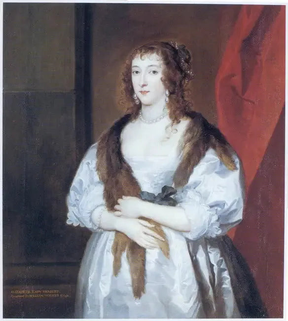 Elizabeth Dormer Portresi (1635'te vefat etmiş), Edward Somerset, 2. Worcester Marquess'in eşi - Antoine van Dyck