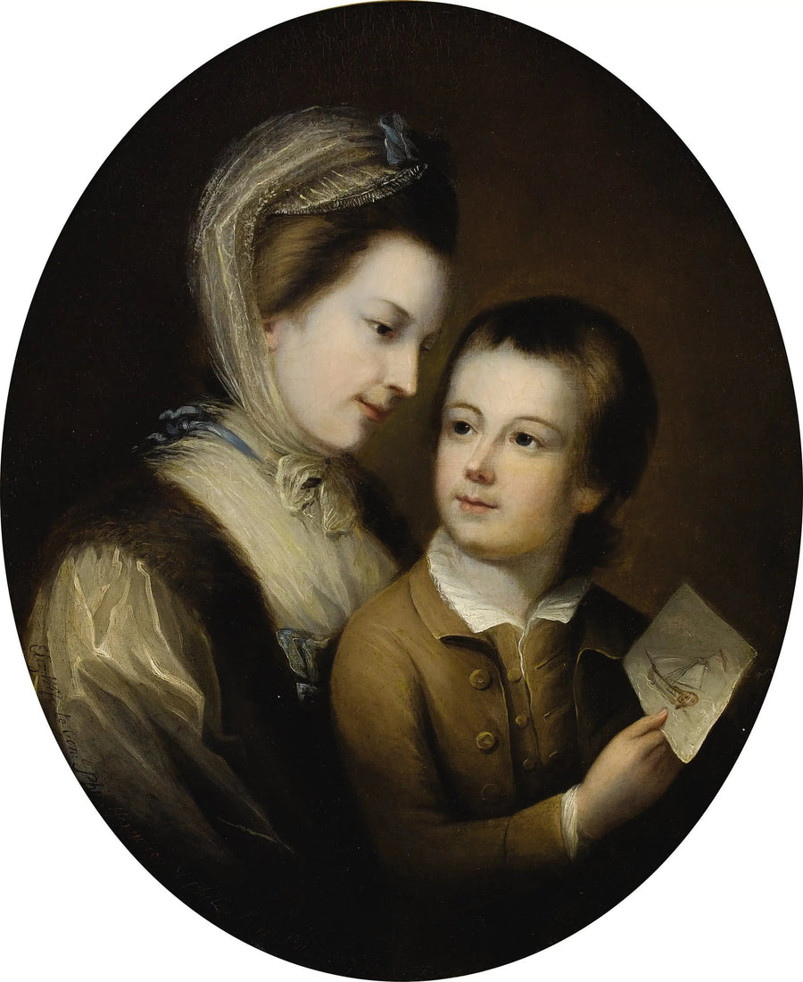 Elizabeth Honywood ve Oğlusu Philip Portresi, 1767 - Thomas Gainsborough