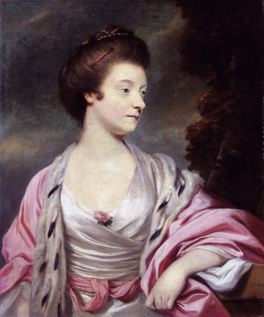 Elizabeth, Lady Amherst Portresi (1740-1830) (doğum adıyla Elizabeth Cary) - Joshua Reynolds