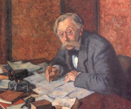 Émile Verhaeren Portresi - Théo van Rysselberghe