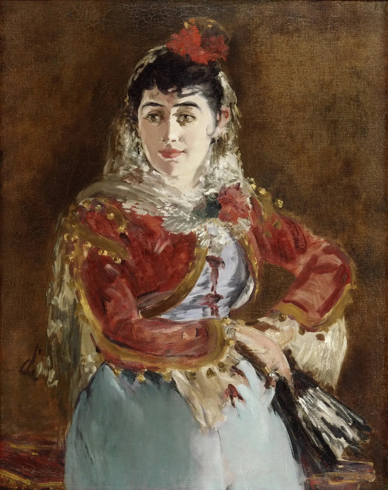 Emilie Ambre'in Carmen rolündeki Portresi - Édouard Manet