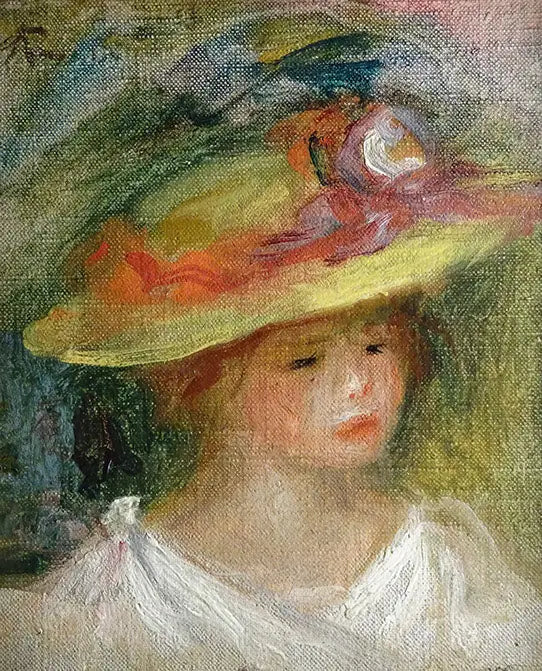 Şapkalı Çocuk Portresi - Pierre-Auguste Renoir