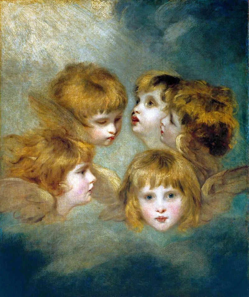 Farklı açılardan çocuk portresi: « Melek Başları » - Joshua Reynolds