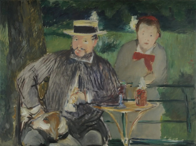 Ernest Hoschede ve Kızı Marthe Portresi - Édouard Manet