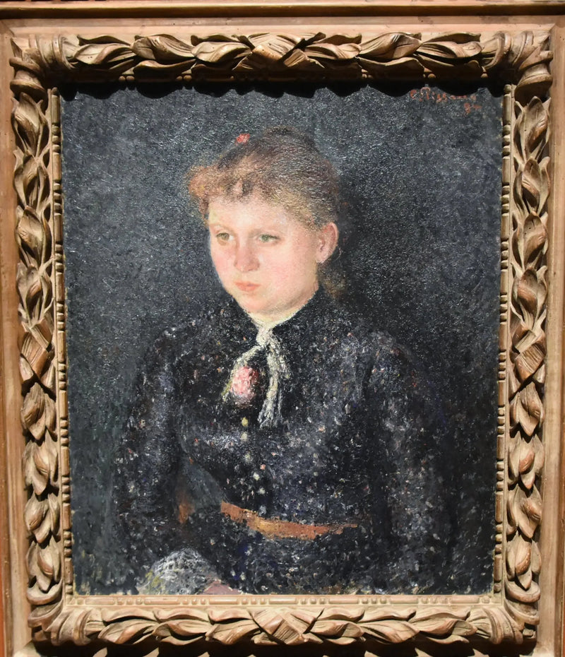 Eugénie Estruc'un Portresi, Nini olarak bilinir - Camille Pissarro