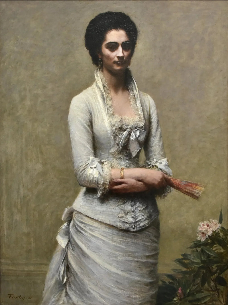 Eva Callimachi-Catargi Portresi - Henri Fantin-Latour