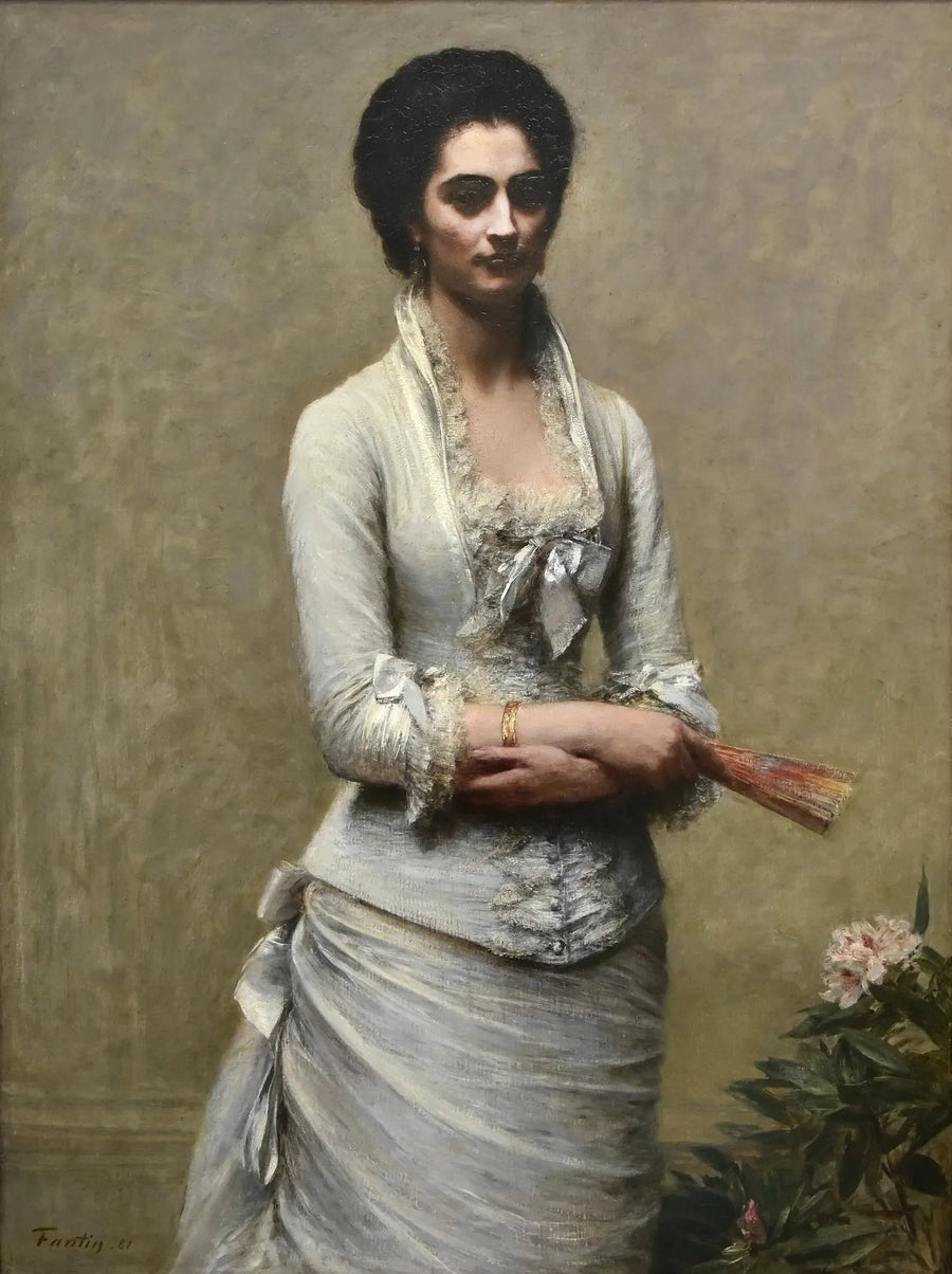 Eva Callimachi-Catargi Portresi - Henri Fantin-Latour