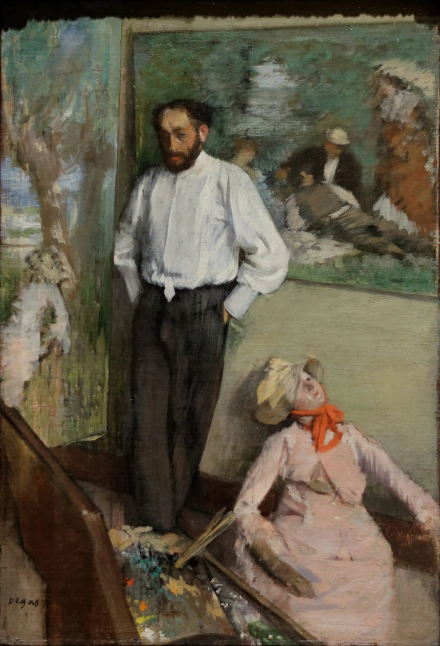 Henri Michel-Lévy Portresi - Edgar Degas