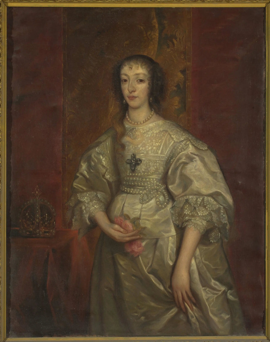 Henriette Marie Portresi (1609-1699), İngiltere Kraliçesi - Antoine van Dyck