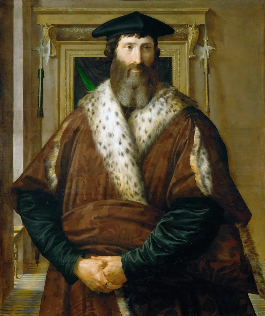 İnsan Portresi (Condottiere Malatesta Baglioni?) - Parmigianino