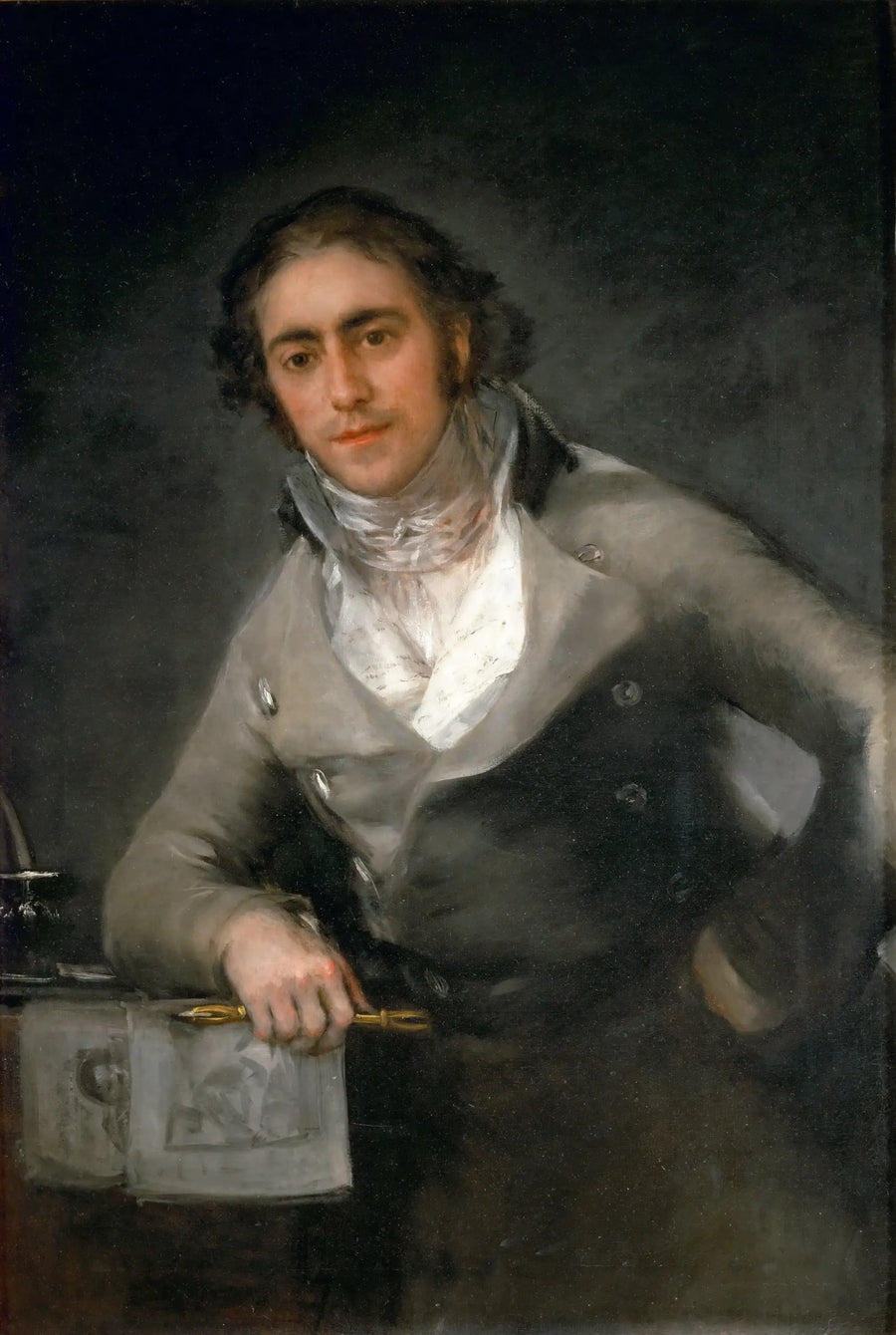 Adam Portresi, ayrıca Don Evaristo Pérez de Castro Portresi olarak da bilinir - Francisco de Goya