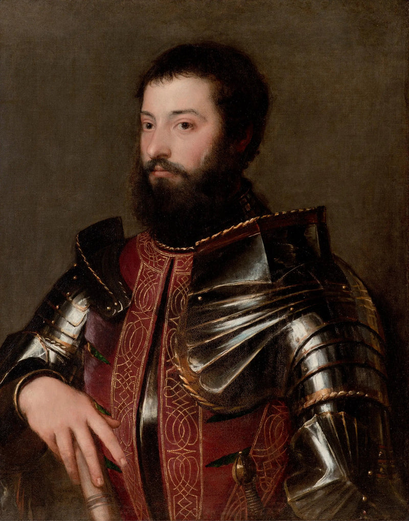 Zırh içinde adam portresi - Titian