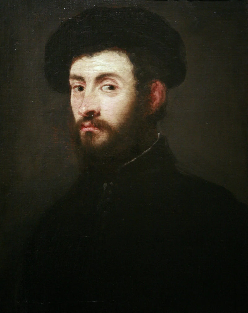 Jacopo Tintoretto'nun Büstüyle Erkek Portresi