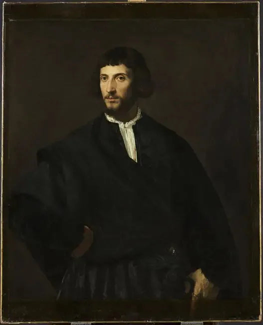 Adam portresi, el belde - Titian