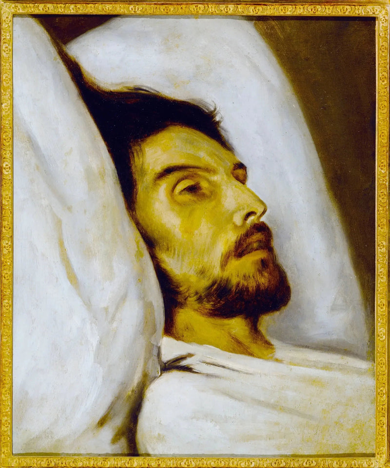Ölüm Yatağında Bir Adam Portresi, Eskiden Armand Carrel Olarak Bilinen - Paul Delaroche