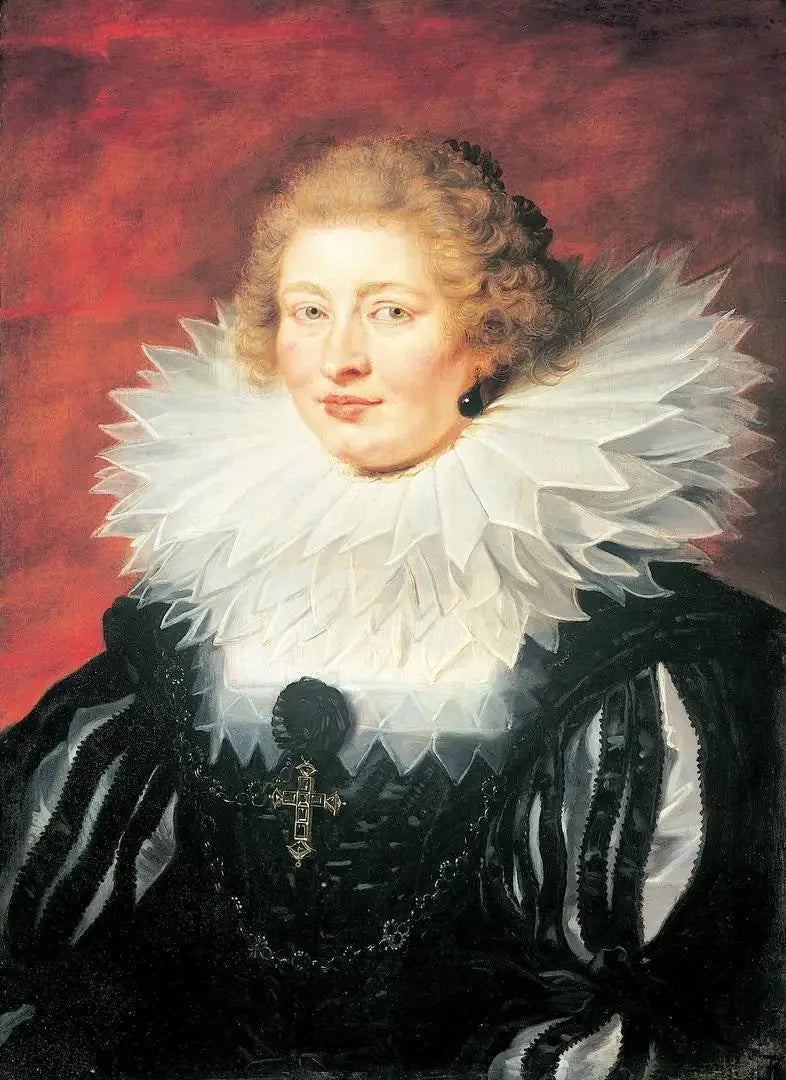 Hypolite de Male portresi (?-?), Henri de Vicq'nun eşi, Meulevelt lordu (1573-1651) - Peter Paul Rubens