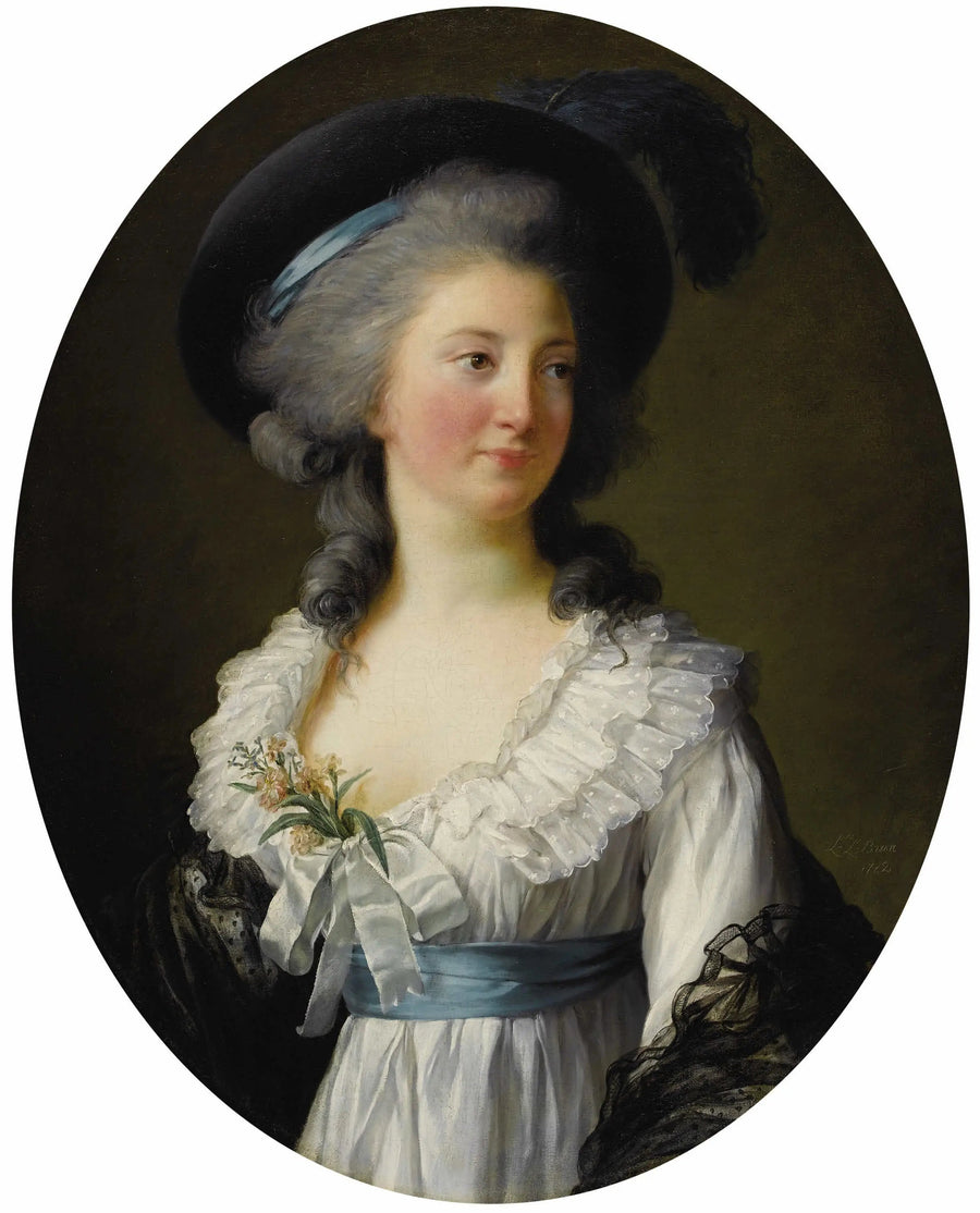 İzabela Czartoryska Portresi - Élisabeth Vigée Le Brun