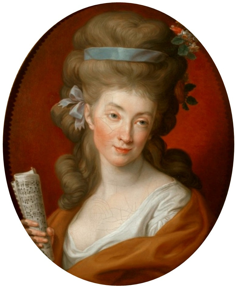 Polymnie'de Izabela (Elżbieta) Potocka Portresi - Pompeo Batoni