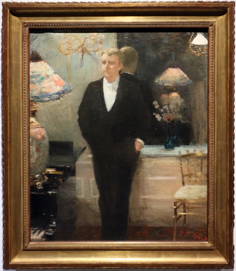 Octave Maus Portresi - Théodore van Rysselberghe