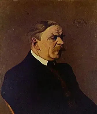 Octave Mirbeau Portresi - Félix Vallotton