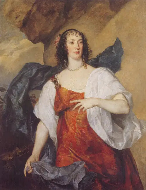 Olivia Boteler Portresi, Endymion Porter'ın eşi - Antoine van Dyck