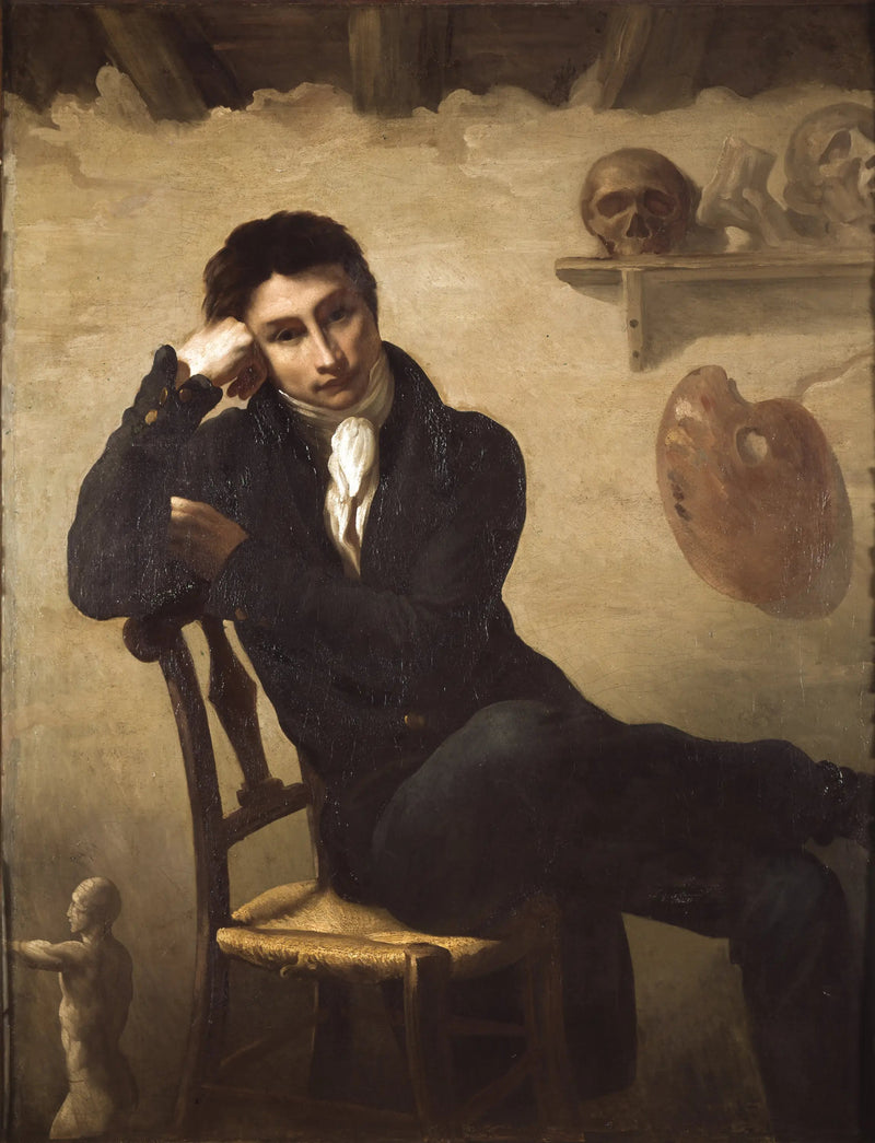 Bir sanatçının atölyesindeki portre - Théodore Géricault