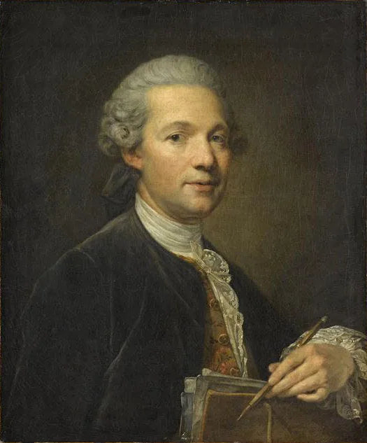 Bir Sanatçının Portresi - Jean-Baptiste Greuze