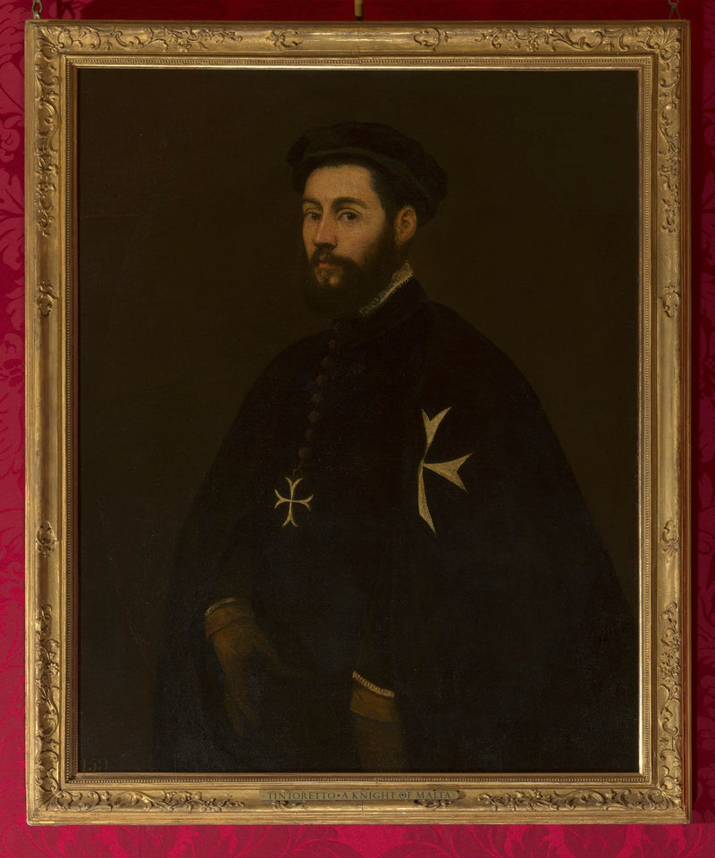Malta Şövalyesi Portresi - Jacopo Tintoretto