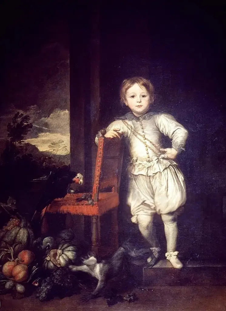 Beyaz Bir Çocuk Portresi - Antoine van Dyck