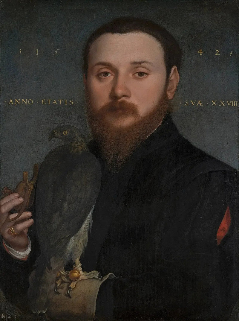 Bir Şahin Avcısının Portresi - Hans Holbein Genç